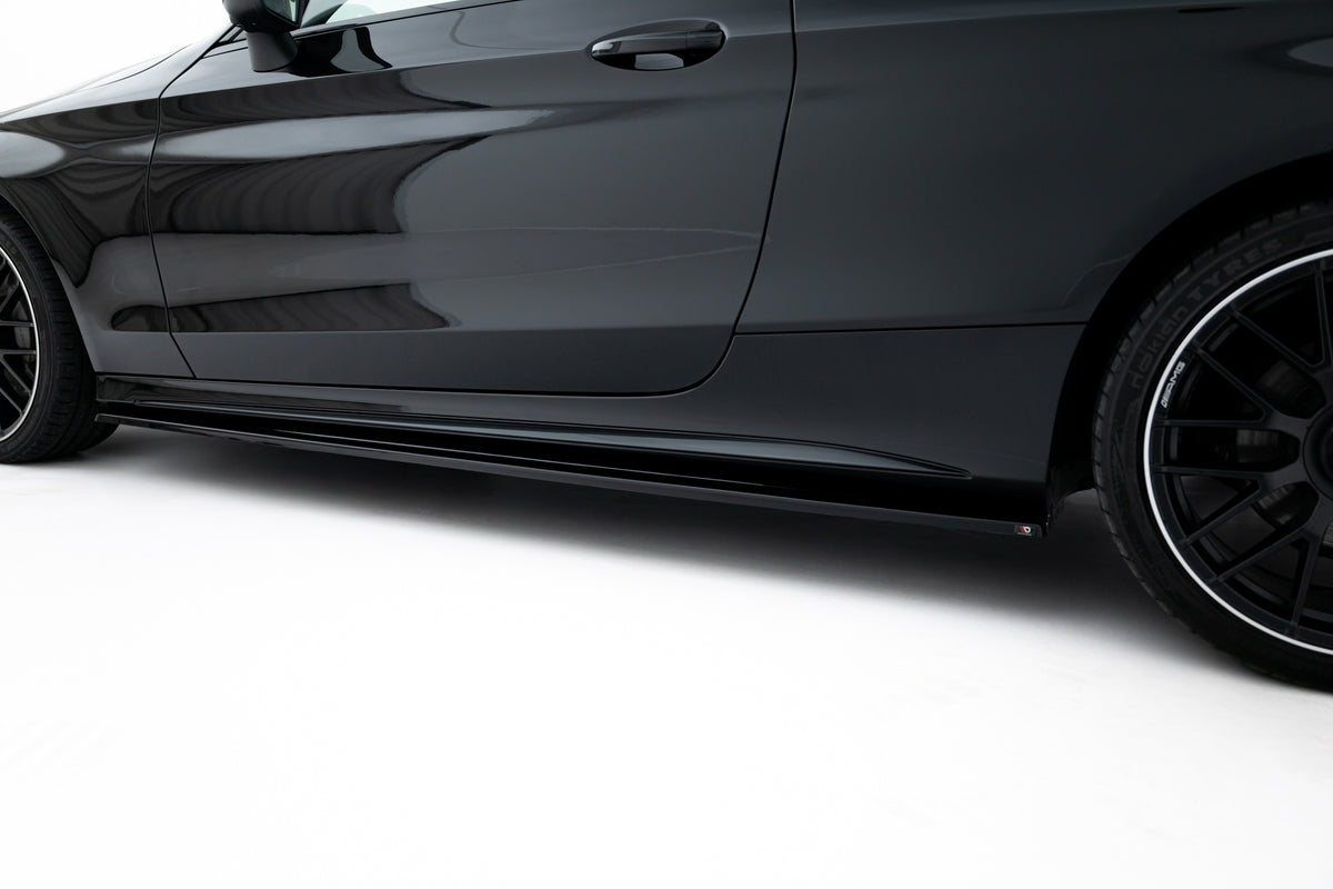 Komplett splittersett montert på Mercedes-Benz C-Klasse Coupe C205