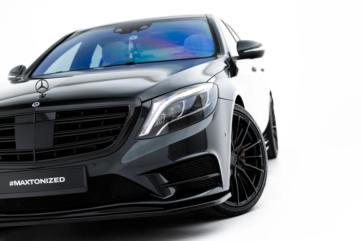 Sidesplittere bak i Gloss Black til Mercedes S AMG-Line W222