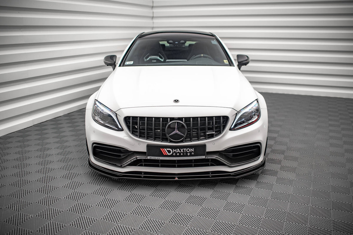 Komplett splittersett for Mercedes C 63 AMG C205 Facelift sett ovenfra
