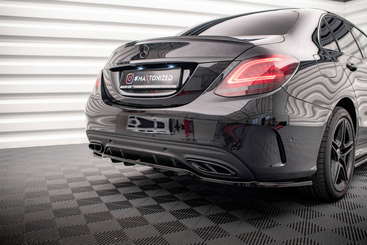 Splittersett Mercedes C AMG-Line Sedan / Estate W205 / S205 Facelift - ME-C-205F-AMGLINE-SET