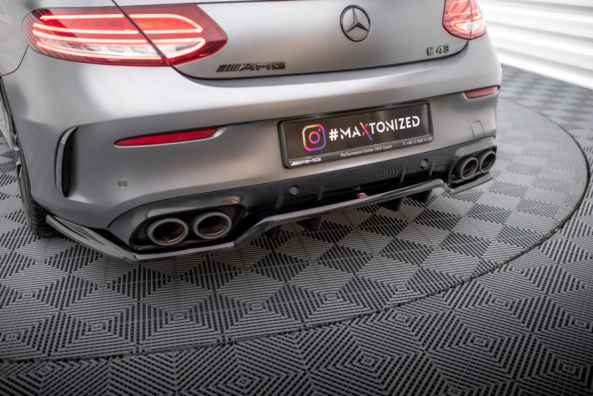 Splittersett Mercedes C43 AMG Coupe C205 Facelift - ME-C-205F-43-C-SET