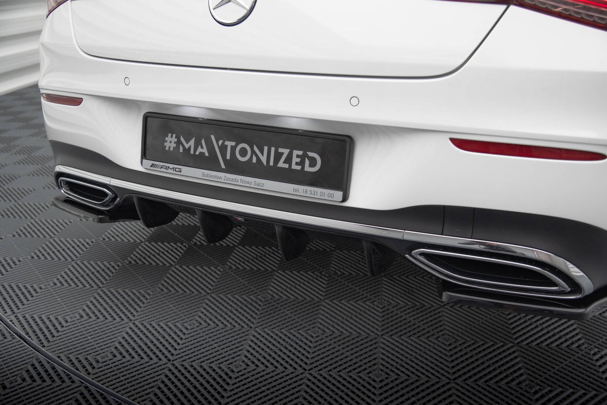 Splittersett Mercedes CLA Shooting Brake AMG-Line X118 - ME-CLA-118-AMGLINE-SET