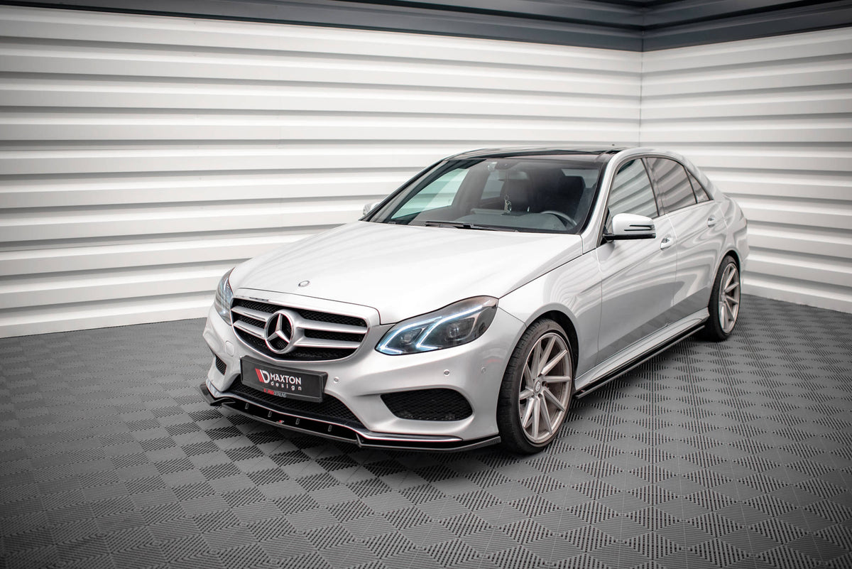 Splittersett for Mercedes E W212 Facelift montert på sedan, sett forfra