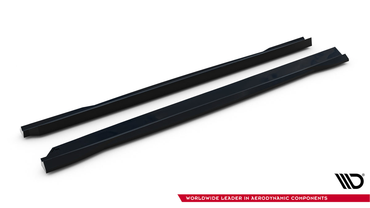Montert front splitter på Mercedes GLC 43 X254 – visning forfra