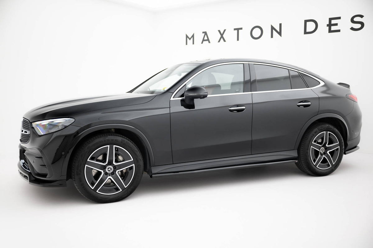 Splittersett Mercedes GLC Coupe AMG-Line C254 fra Maxton Design – komplett sett i gloss svart ABS-plast