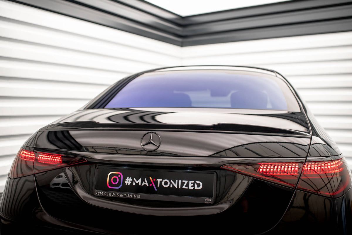 Komplett splittersett W223 AMG-Line – alle deler i sort høyglans