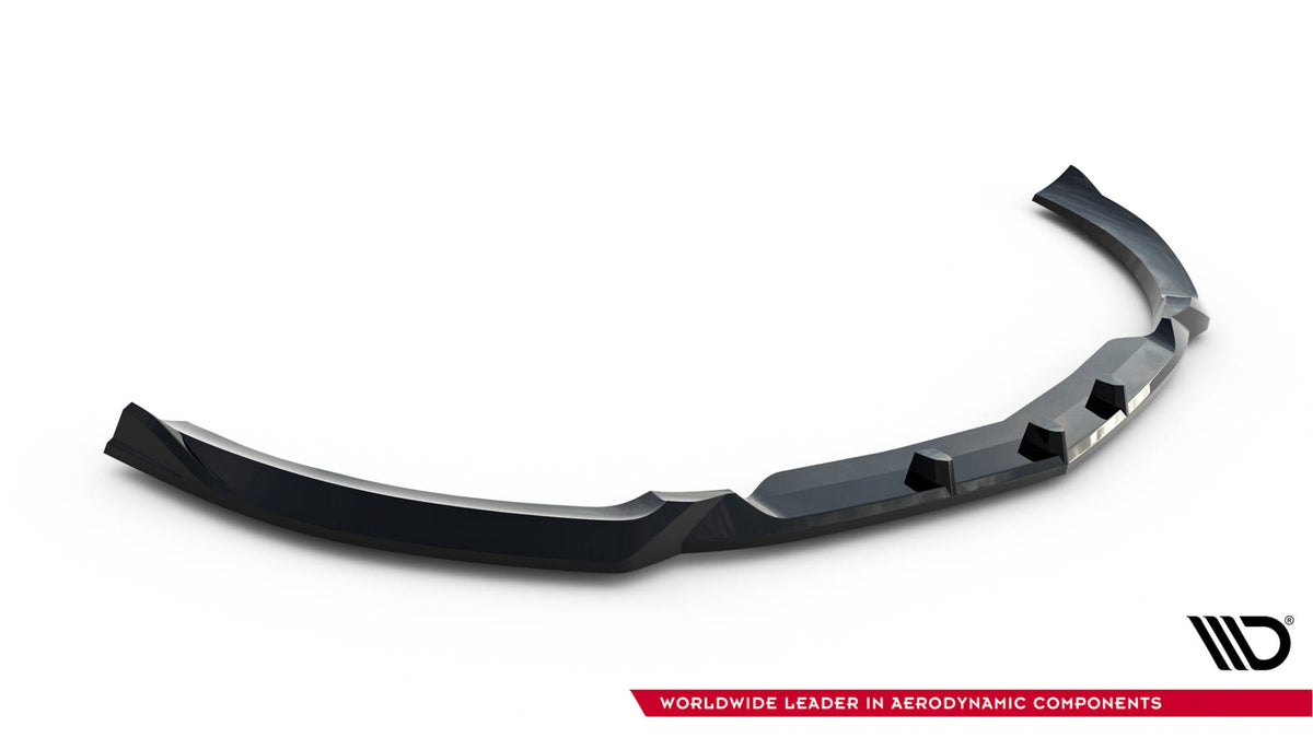 Nærbilde av Maxton Design frontsplitter for Mercedes SL 63 R232 med presis passform