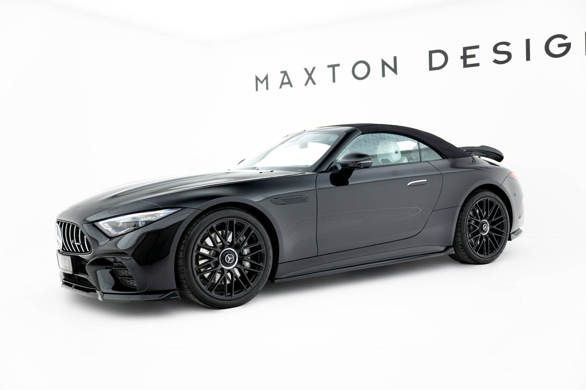 Splittersett for Mercedes SL 63 R232 i sort ABS – Maxton Design