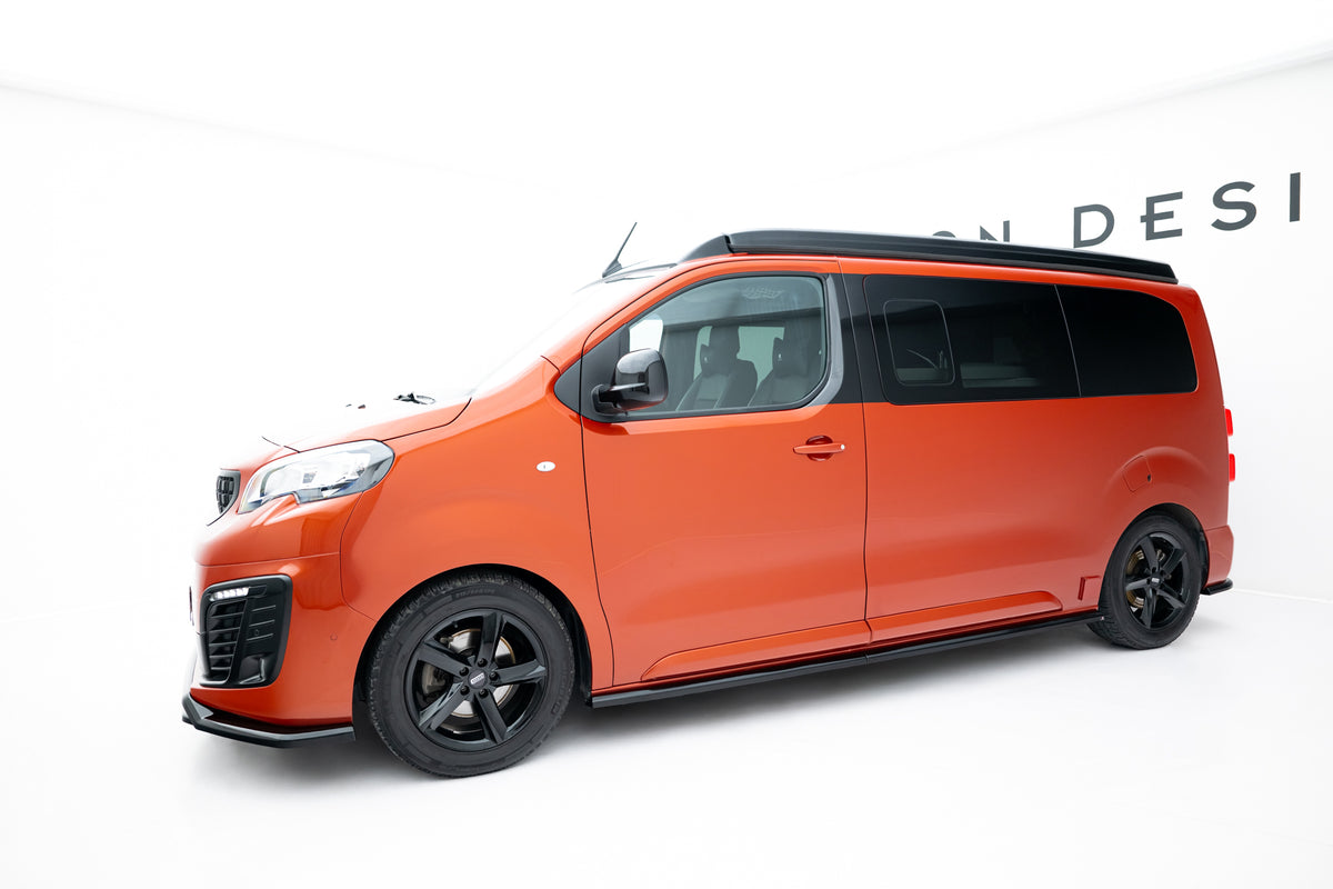 Splittersett for Peugeot Expert MK3 – alle fire deler lagt ut samlet