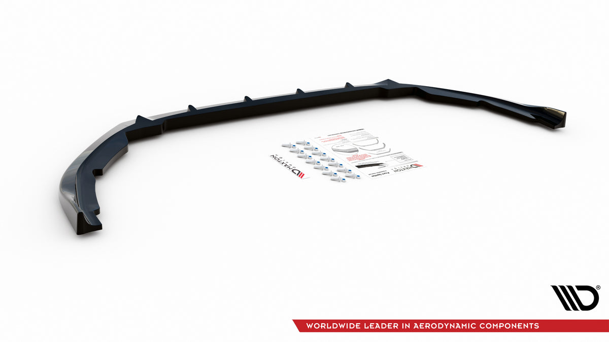 Spoilerlokk i strukturert svart ABS-plast for Peugeot Partner MK3 i detaljbilde