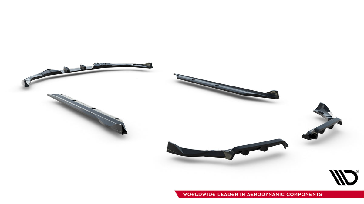 Splittersett Porsche 718 Cayman GTS (982c) - PO-CA-718-GTS-SET