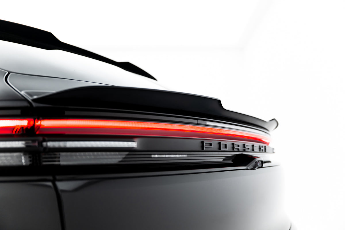 Splittersett detalj Porsche Macan EV Mk1 – sideprofil