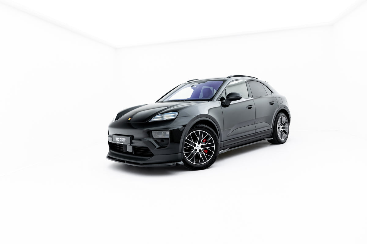 Splittersett komponenter Porsche Macan EV Mk1 – baksplitter med stripe