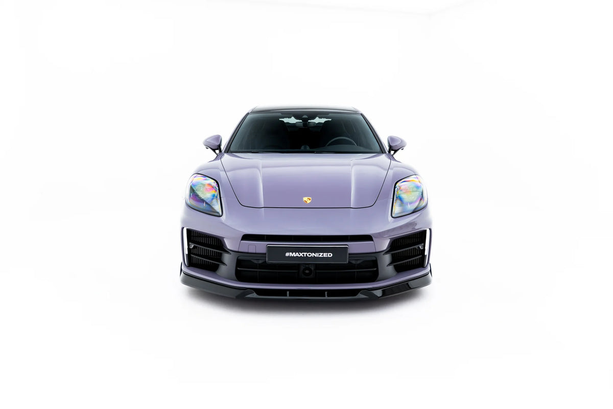 Sideskjørt diffusers til Porsche Panamera 972 i blank sort finish