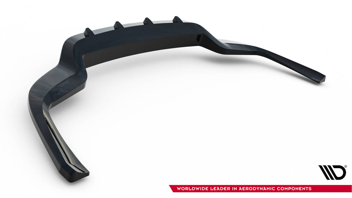 Detaljbilde av splittersett til Porsche Panamera E-Hybrid 971, blank finish