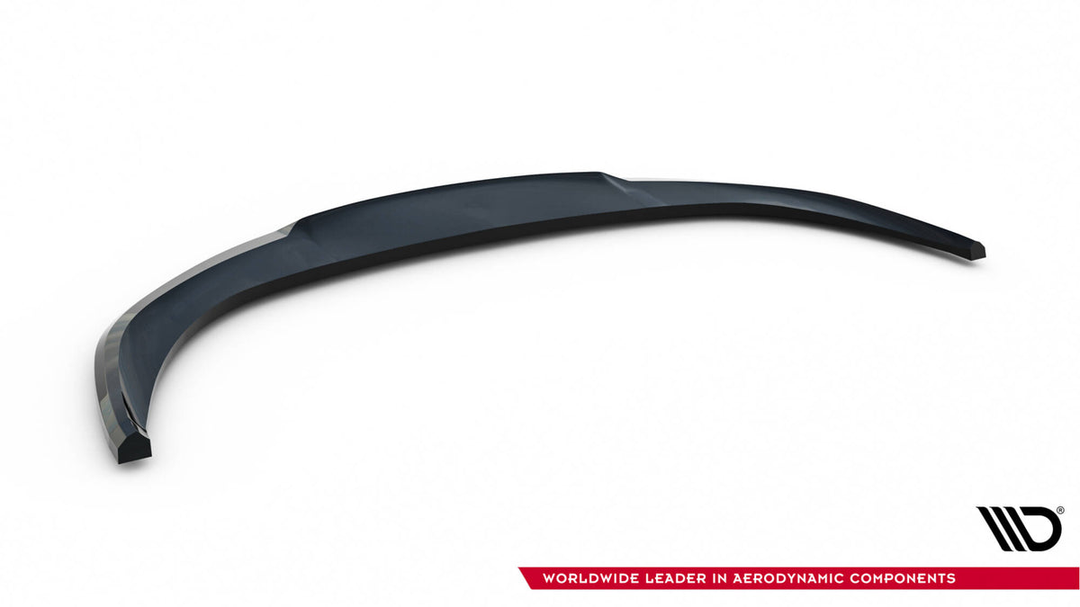 Sideskjørt-splitter med 3D-design fra Maxton Design for Porsche Taycan Turbo S, nærbilde av overflatestruktur
