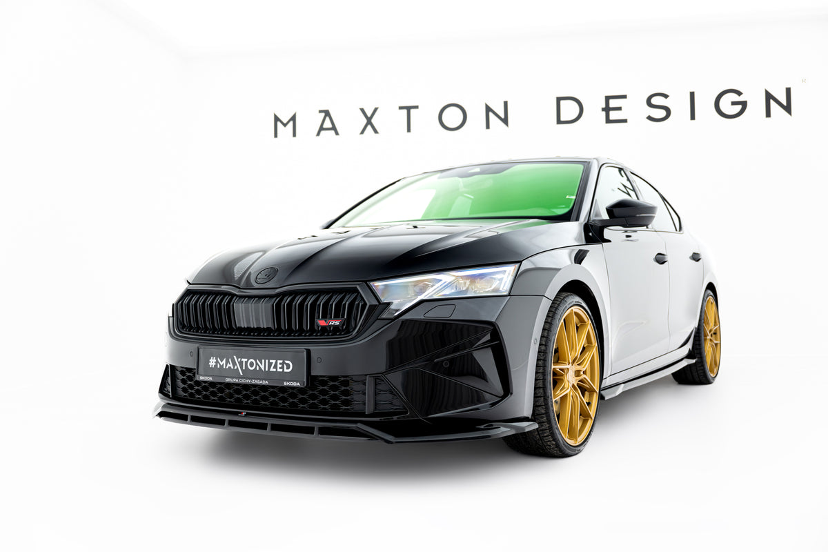 Sideskjørt diffusers til Skoda Octavia RS Liftback Mk4 Facelift i Gloss Black