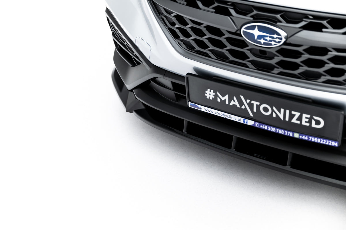 Spoiler cap fra Maxton splittersett til Subaru WRX STI Mk2