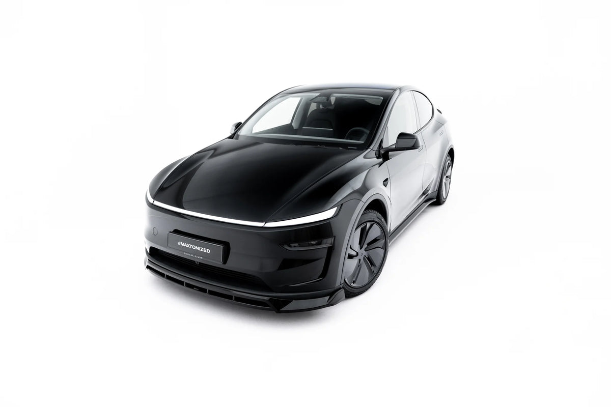 Frontsplitter fra splittersettet montert på Tesla Model Y Premium