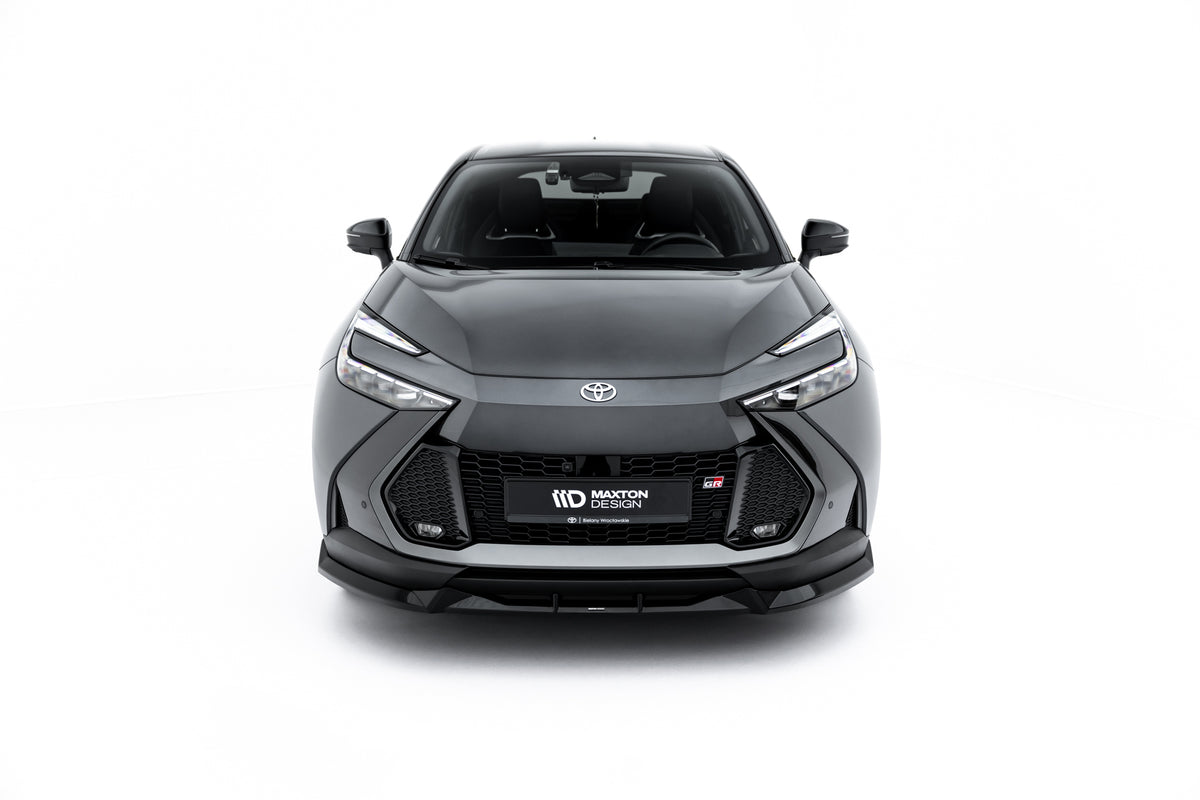 Maxton Design splittersett for Toyota C-HR MK2 fotografert ovenfra med synlige festepunkter