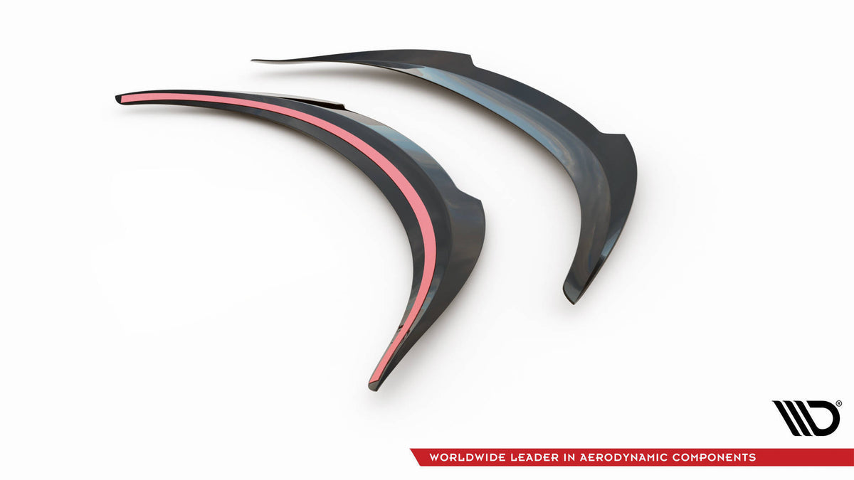Splittersett Toyota Supra A90 spoiler cap detalj ovenfra