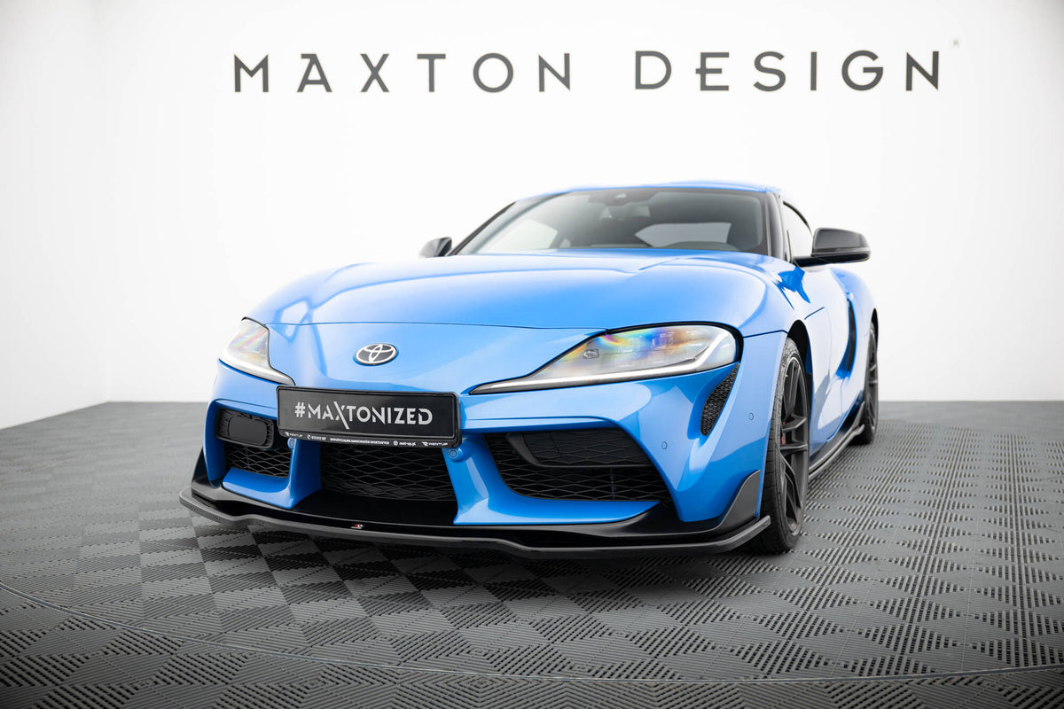 Komplett splittersett Supra A90 bakfra med spoiler cap