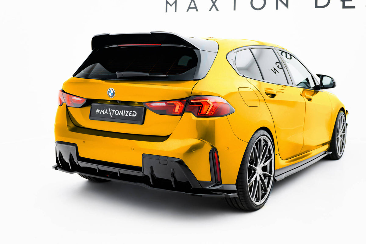 Splittersett BMW F70 1 M-Pakke V.1 - frontspoiler sett fra skratt bak