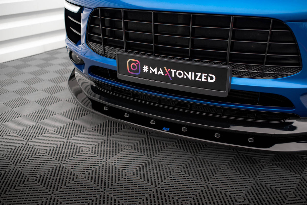 Porsche Macan MK1 splittersett V.1 – detalj av bak splitter underside