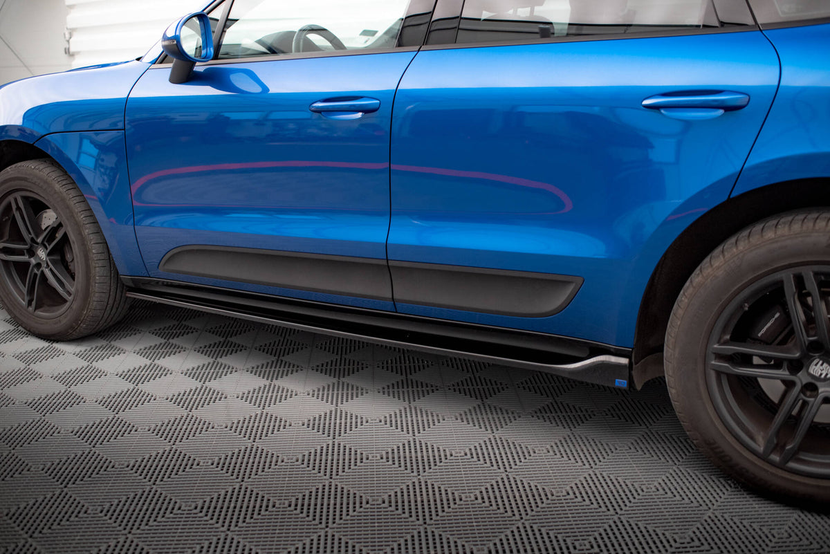 Porsche Macan MK1 med splittersett V.1 – helhetsbilde fra skrått bakfra