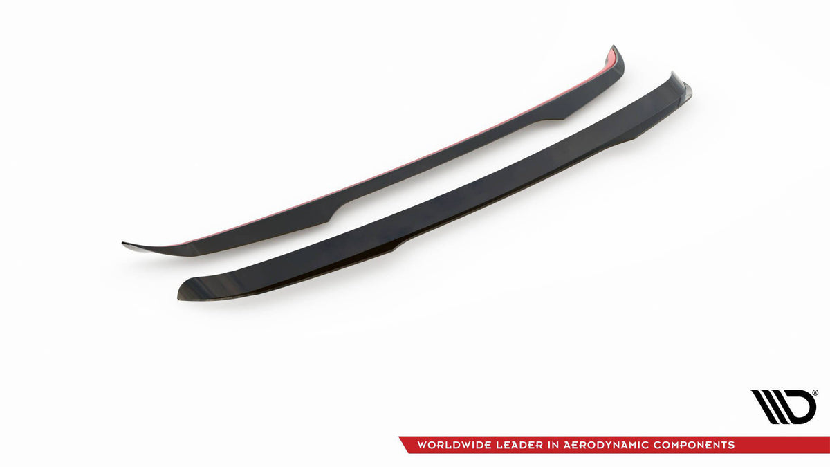 Helhetsbilde av Toyota GR Yaris MK4 Facelift med alle fire splittersett-komponenter montert
