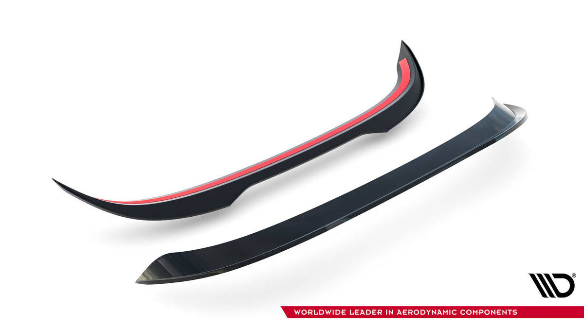 Bodykit splitter V.1 til VW Golf 8 GTI Clubsport / GTI Facelift montert på VW Golf 8 i kjøremiljø