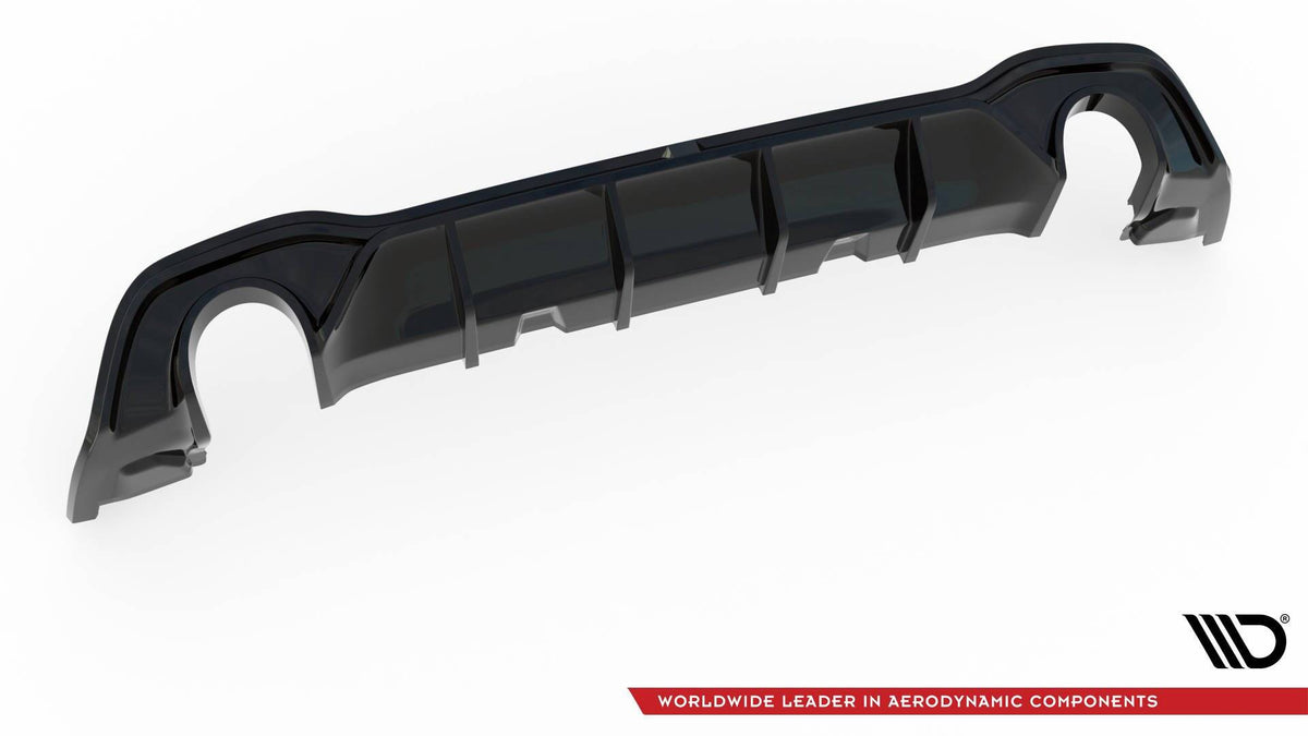 Bodykit splitter V.1 til VW Golf 8 GTI Facelift på Golf 8 med fabrikkfanger