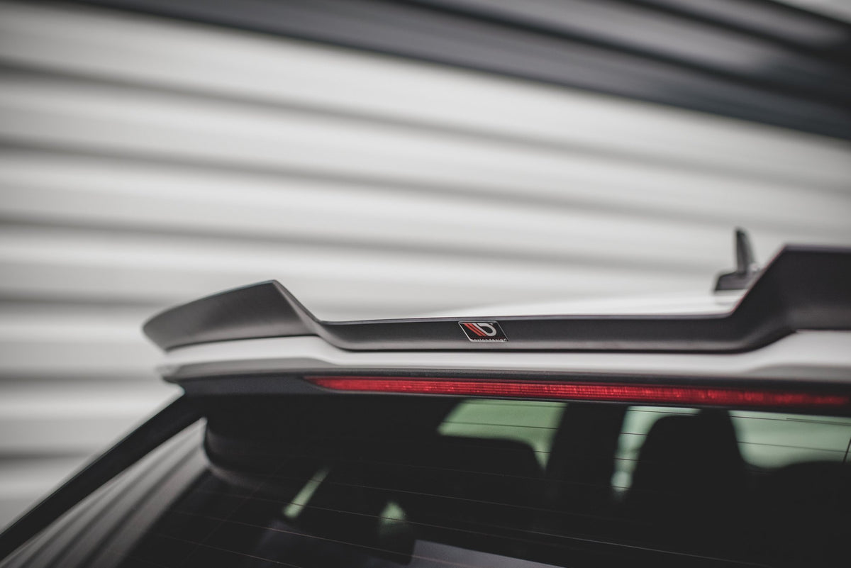 Sideprofil av splittersett for Audi A3 S-Line Sportback 8Y V.2 i sort matt finish med aerodynamisk design