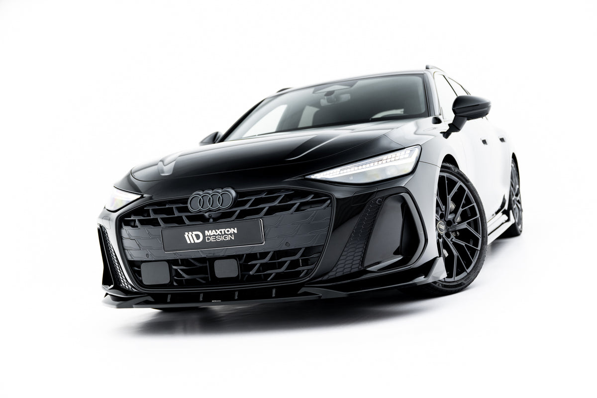 Sideskjørt diffusers til Audi A6 S-Line Avant C9 i sort ABS