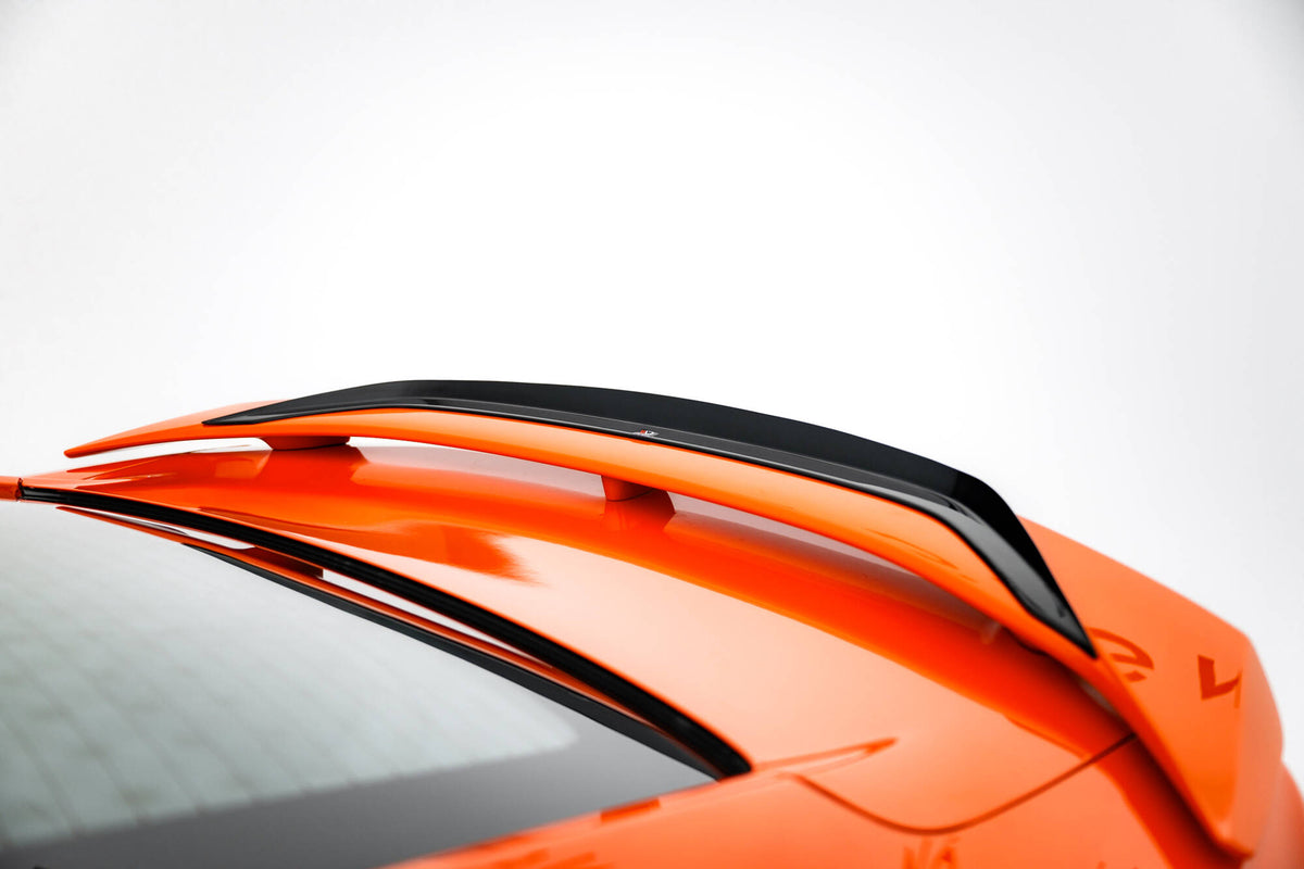 Baksplitter med vertikale stenger på Chevrolet Camaro SS Facelift, sett bakfra