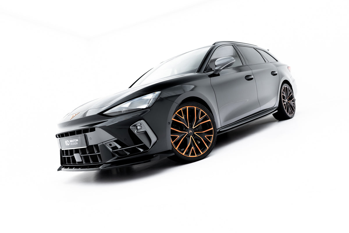 Komplett splittersett montert på Cupra Leon ST Mk1 Facelift