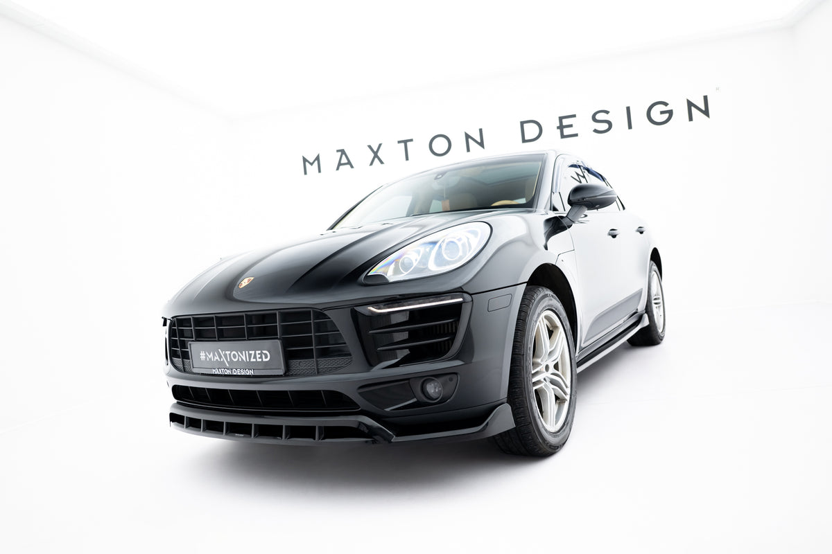 Bak side splitter V.2 montert på Porsche Macan MK1 høyre side