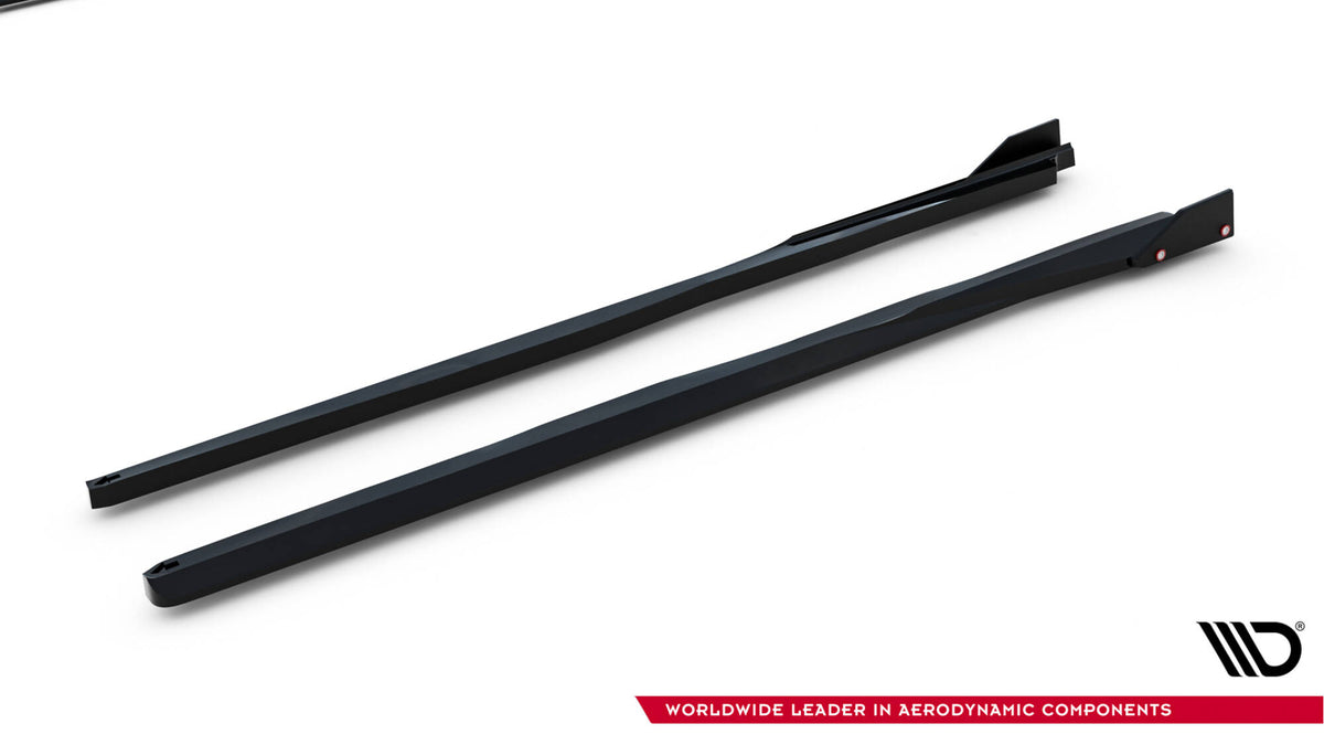Splittersett V.2 Toyota GR Yaris Mk4 Facelift – sideskjørt venstre detalj
