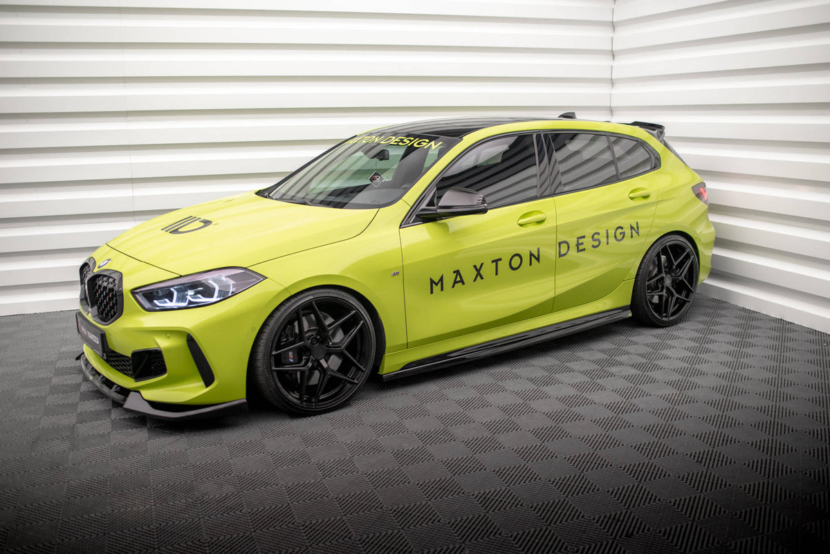 Splittersett V.3 for BMW M135i F40 i sort ABS-plast – Maxton Design