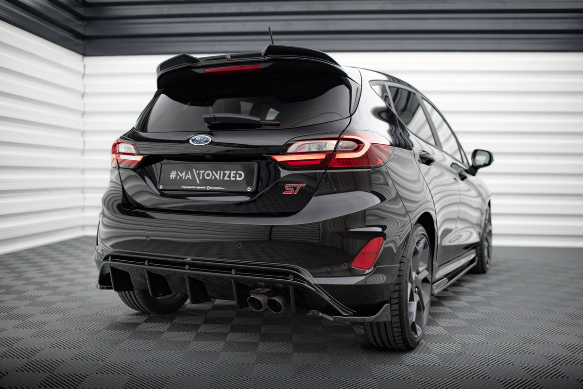 Front splitter V.3 til Ford Fiesta ST MK8 Facelift sett ovenfra