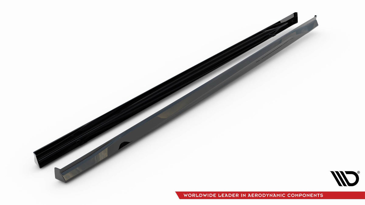 Bodykit splitter V.3 VW Golf 8 GTI Facelift vist fra venstre side