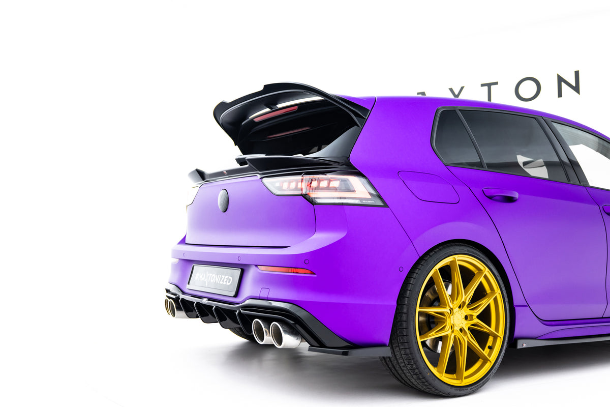 Bodykit splitter V.6 VW Golf 8 R Facelift sett rett fra siden