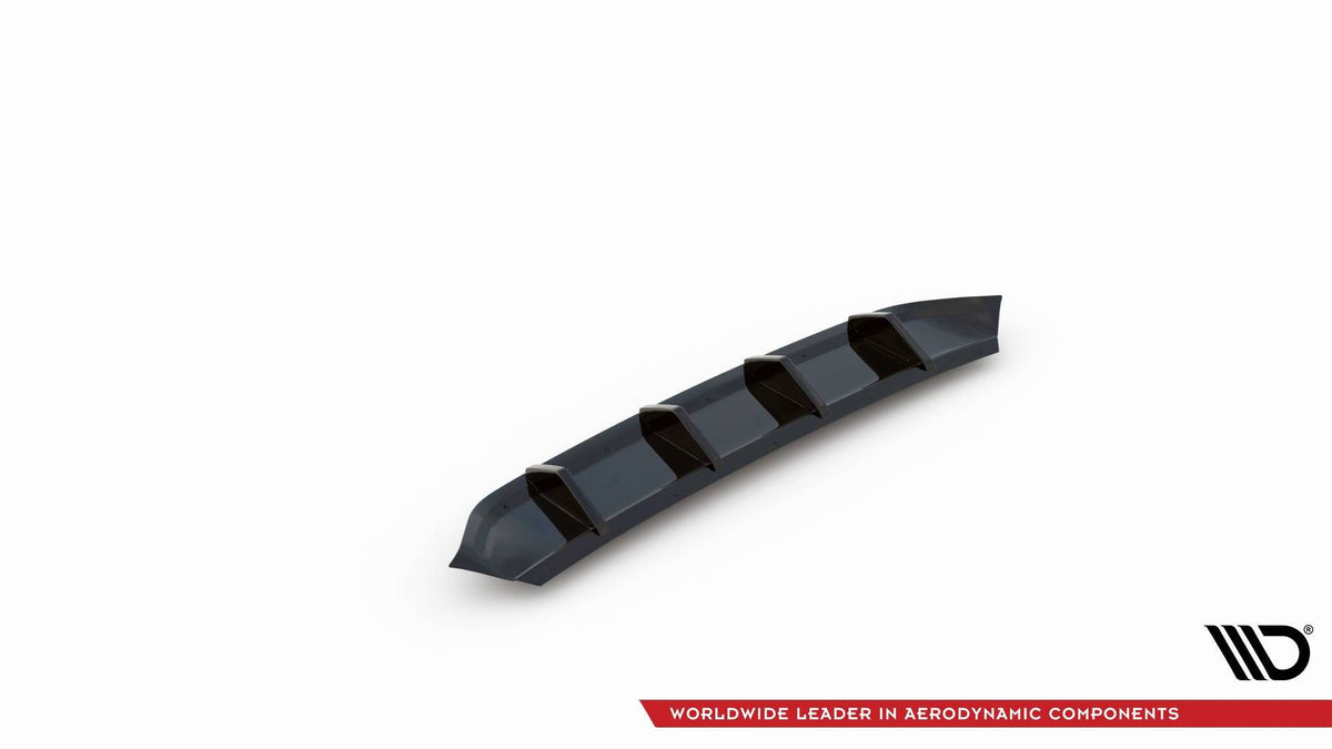 Komplett splittersett for VW Arteon Facelift med alle fire deler utlagt