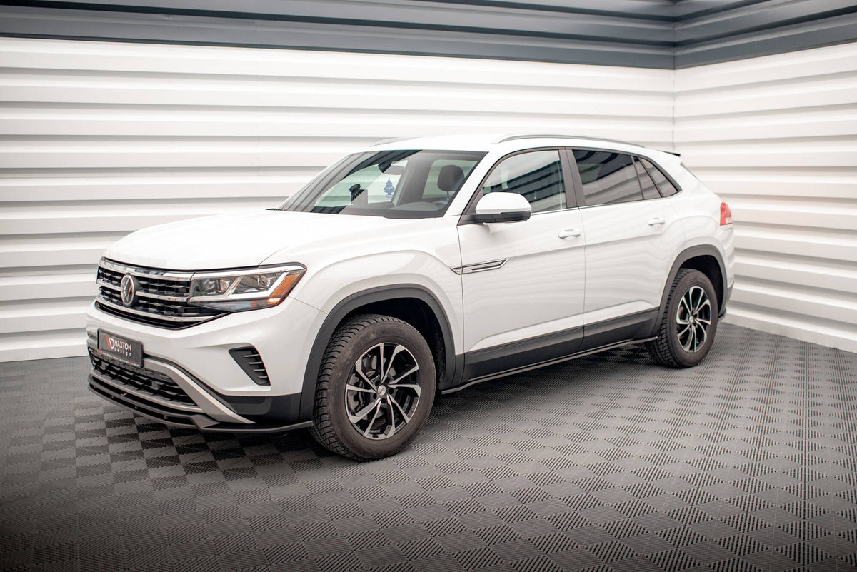 Komplett splittersett for VW Atlas Cross Sport med alle fem deler utlagt