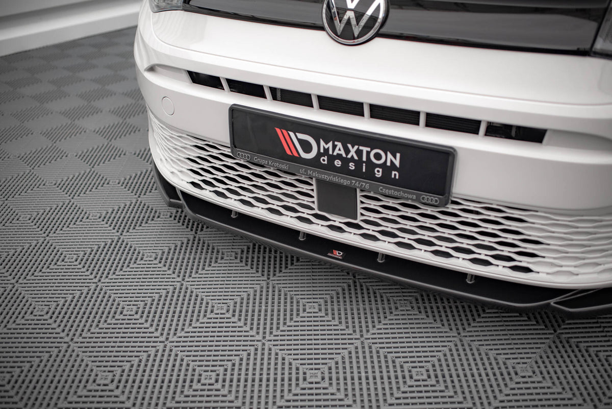 M-Maxton splittersett for VW Caddy Mk5 vist med underkant synlig, fremhever tykkelse og konstruksjon