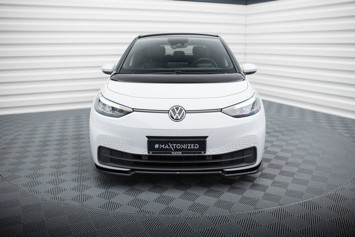 Maxton Design front splitter til VW ID.3 Mk1 – flatlay produktbilde
