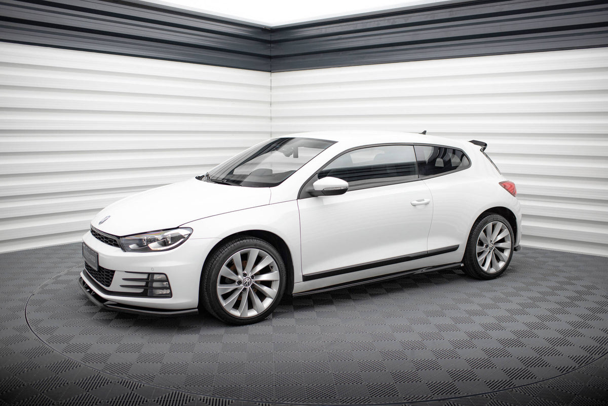 Splittersett i blank sort ABS til Volkswagen Scirocco Mk3 Facelift