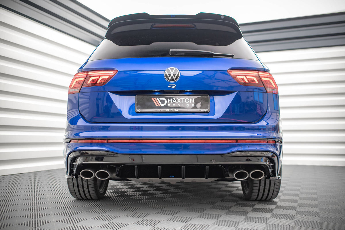 Detaljbilde av splittersett i ABS til Volkswagen Tiguan R Mk2