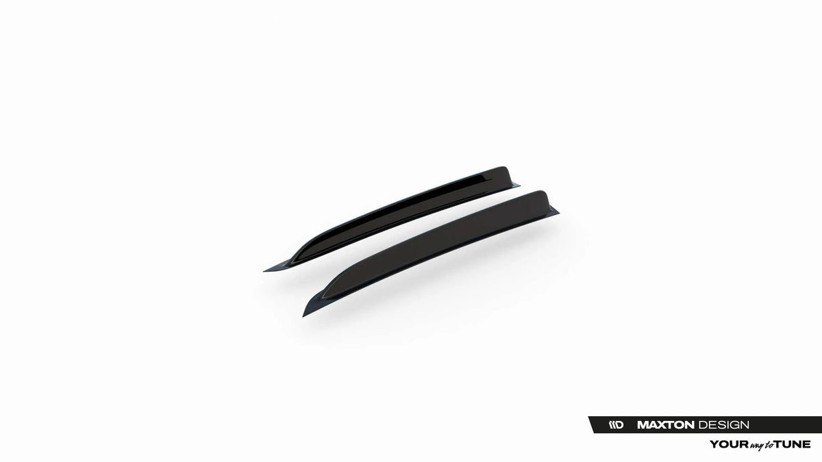 Blank sort takrails detalj på Porsche 718 Cayman T 982c