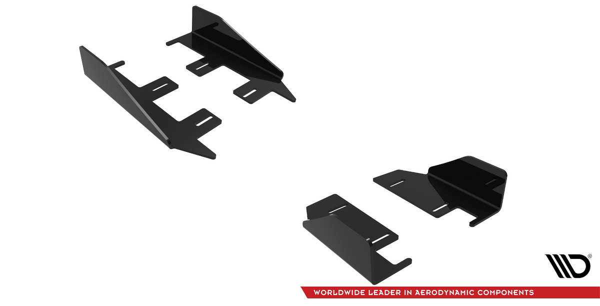 Sideflaps for Audi RS3 Sedan 8Y sett bakfra – gratis frakt og enkel montering med teip og skruer